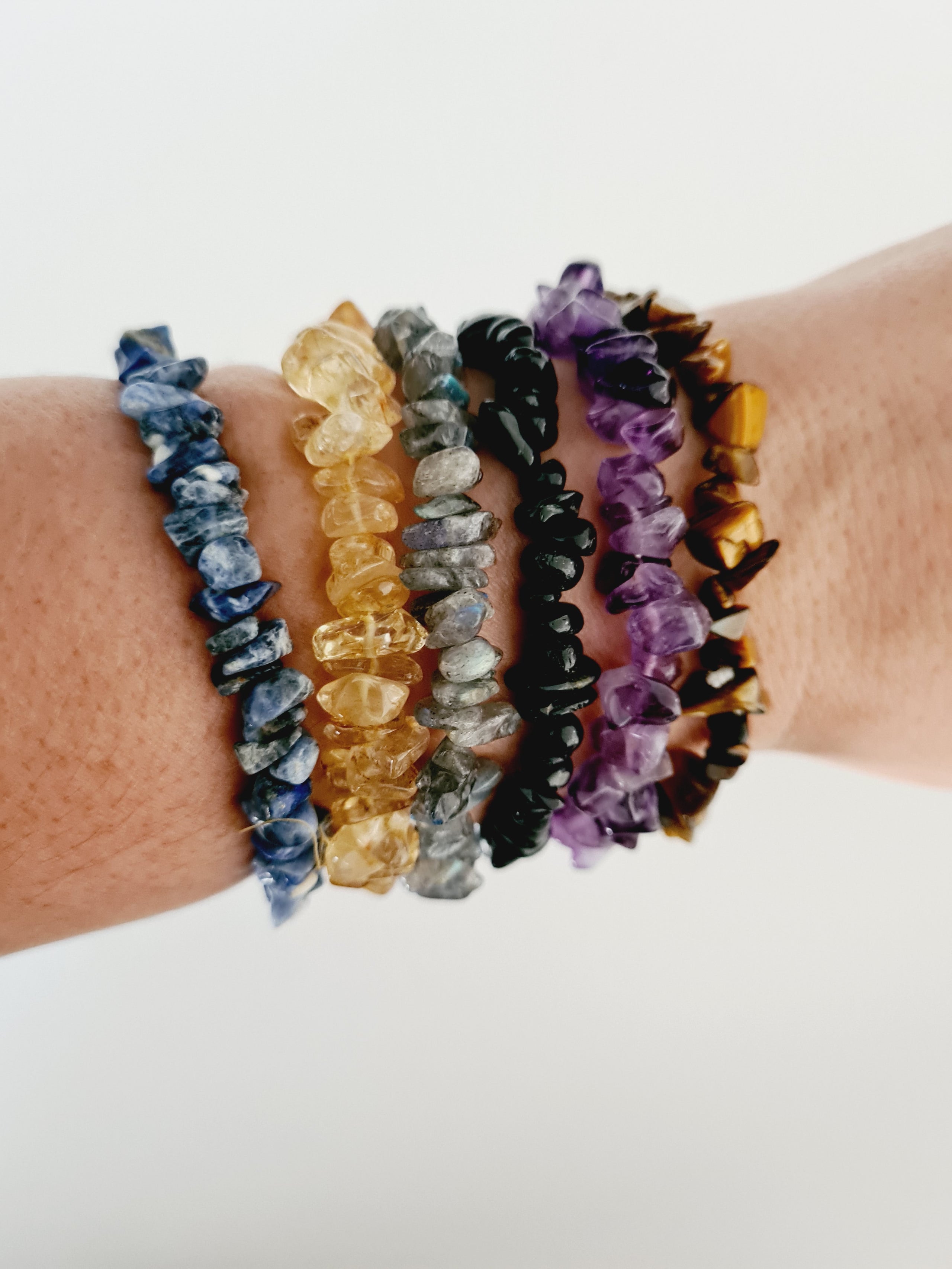 Crystal chip bracelets deals